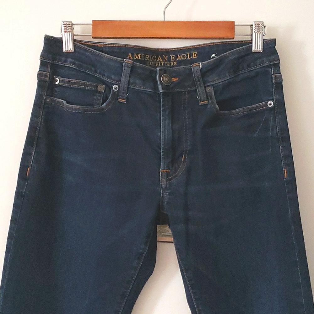 American Eagle Outfitters Original Straight Jeans Size 30 - Picture 3 of 14